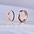 Обручальные кольца из красного золота с черными бриллиантами и эмалью (Вес пары 10,2 гр.)