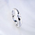 Женское помолвочное кольцо из белого золота с бриллиантом (Вес: 3,5 гр.)