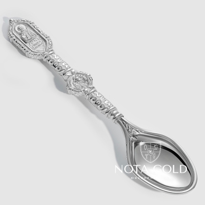 Золотая ложка с ликом Св.Николая Чудотворца (Вес 42 гр.)