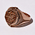 Мужская печатка с инициалами в октагоне и гравировкой из золота с чёрными бриллиантами (Вес: 23 гр.)