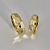 Многогранные обручальные кольца из желтого золота (Вес 7,6 гр.)