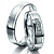 Обручальные кольца на заказ из белого золота с бриллиантами i241 (Вес пары: 12 гр.)