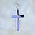 Большой мужской крест без распятия из белого золота (Вес 6 гр.)