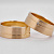 Парные обручальные кольца из сатинированного золота с бриллиантом (Вес: 11 гр.)