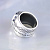 Перстень-печатка из серебра с изумрудом клиента и индийской символикой (Вес: 13,5 гр.)