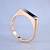 Изящный мужской перстень с площадкой на мизинец (Вес: 6,5 гр.)