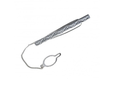 Зажим для галстука из серебра на заказ i462 (Вес: 10 гр.)