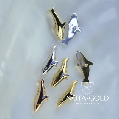 Корпоративные значки из драгоценных металлов в виде логотипа компании (вес 3 гр.)