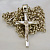 Нательный крест из белого золота на заказ (Вес: 5 гр.)
