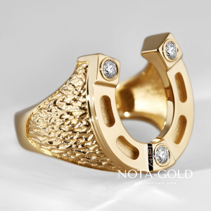 Печатка на заказ подкова (Вес: 13 гр.)