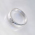 Женское золотое помолвочное кольцо на заказ из белого золота с бриллиантом (Вес: 3 гр.)