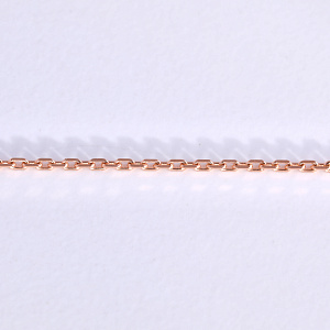 Цепочка из красного золота 585 пробы плетение Якорь станочное длиной 50 см (Вес: 4,78 гр.)