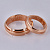 Обручальные кольца из красного золота с личной гравировкой (Вес пары 14,5 гр.)