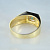 Мужское кольцо печатка из жёлтого золота с изумрудом (Вес 4,5 гр.)