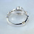 Эксклюзивное помолвочное кольцо из белого золота с бриллиантами 1 карат и сердечком на шинке (Вес: 6,5 гр.)