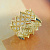 Золотое женское кольцо с бриллиантами на заказ (Вес: 5,5 гр.)