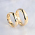 Классические обручальные кольца из красного золота с бриллиантом в женском кольце (Вес пары: 13 гр.)