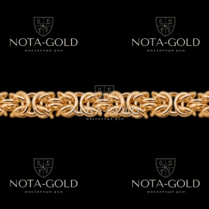 Золотая цепочка плетение Лисий хвост (Собранный) (цена за грамм)