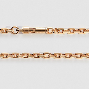 Золотая цепочка Якорь обточенный уголком (Вес 35,9 гр.)