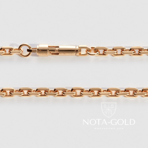 Золотая цепочка Якорь обточенный уголком (Вес 35,9 гр.)