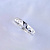 Женское помолвочное кольцо из белого золота с бриллиантами по кругу (Вес: 4,5 гр.)