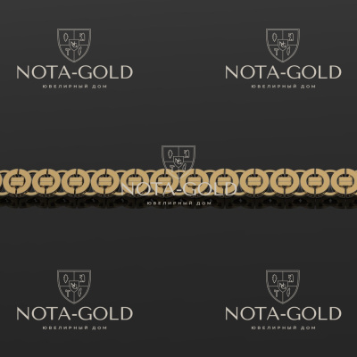 Золотая цепочка эксклюзивное плетение Тристан на заказ (цена за грамм)