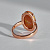 Женское кольцо из красного золота с опалом (Вес: 4 гр.)Вес: 16 гр.)