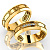 Обручальные кольца Век с дорожкой  бриллиантов (Вес пары:12 гр.)