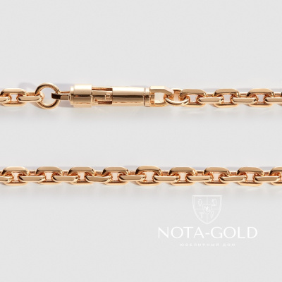 Золотая цепочка Якорь обточенный уголком (Вес 35,9 гр.)