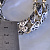 Эксклюзивный именной мужской браслет на заказ из золота с эмалью и инициалами (Вес: 240 гр.)