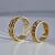 Эксклюзивные обручальные кольца с узором на заказ (Вес пары: 20 гр.)