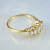Помолвочное кольцо корона из жёлтого золота с бриллиантами 1,75 карат (Вес: 5 гр.)