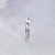 Женское кольцо изготовленное на заказ по образцу клиента из белого золота с бриллиантами (Вес: 2,5 гр.)