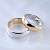 Классические обручальные кольца на заказ из красного и белого золота (Вес пары 12 гр.)