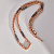 Золотая цепочка эксклюзивное плетение Лисий хвост с именами и датами рождения членов семьи (Вес 68 гр.)