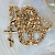 Большой мужской крестик из красного золота на цепочке Бисмарк с замком коробочка (Вес: 87 гр.)