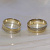 Двухцветные обручальные кольца с орнаментом и бриллиантами на заказ (Вес пары: 12 гр.)