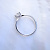 Женское классическое кольцо из белого золота бриллиантом 0,4 карата (Вес: 3 гр.)