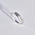 Женское узкое кольцо из белого золота с семью бриллиантами (Вес 2,2 гр.)