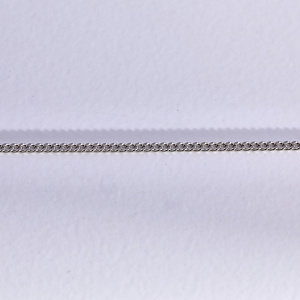 Цепочка из белого золота 585 пробы плетение Панцирь станочное длиной 50 см (Вес: 2,65 гр.)