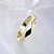 Кольцо из жёлтого золота с бриллиантом и плавными гранями (Вес 5,5 гр.)