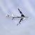Серебряный кулон-подвеска пассажирский самолёт боинг - Boeing 747 (Вес: 2,5 гр.)