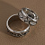 Обручальные кольца из белого золота с бриллиантами и черной эмалью (Вес пары 13 гр.)