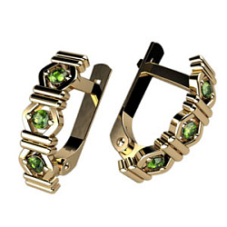 Серьги на заказ 4303 (Вес: 2,50 гр.)