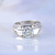Эксклюзивное кольцо из белого золота с крупным бриллиантом 1,95ct  (Вес: 7 гр.)