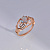 Женское кольцо из золота с камнем клиента (Вес: 5 гр.)
