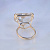 Женское кольцо из красного золота с оправой под камень клиента (Вес: 7,5 гр.)