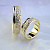 Обручальные кольца с чешуйками из жёлтого золота с бриллиантами (Вес пары: 20 гр.)