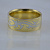 Кольцо из жёлтого золота с белой эмалью (Вес: 8 гр.)