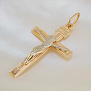 Нательный православный крестик из золота (Вес: 3,66 гр.)